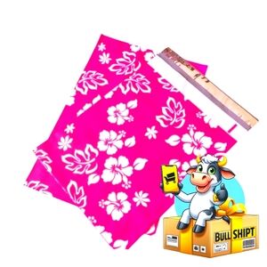 Pink Hawaiian 10x13 Poly mailer Set